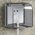 Pikkukuva 1 / 5: Exit Cover ChildProof 86 Yleismalli Vedenpitävä Asetus 12,2 × 10,8 × 7,3 Cm Vedenpitävät ulkopistorasiat kytkimelle