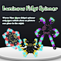 Miniatyrbillede 2 af 5: Transformable Fidget Spinners - Kæde Robot DIY Legetøj - Stresslindring for Teenagere/Voksne 10 stk