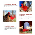 Miniatyrbild 3 av 5: Automatisk 6-pack Vattenförsörjning Steg Plastskålar Plastskål, automatisk vattendistributör för fjäderfä med dricksvattenkoppar för ankor, änder och kycklingar