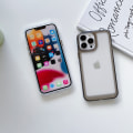 Miniatyrbillede 4 af 4: iPhone 14 Pro Max cover i grå. Transparent blød skal tynd telefoncover Ny (Grå)