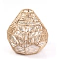 Miniatyrbillede 1 af 4: Rattan lampeskærm - Boheme hængelampe håndvævet - vævet boheme lampeskærm i flet til stue, køkken, soveværelse, restaurant, spisestue