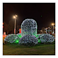Pikkukuva 4 / 4: 3 x 2 m LED-valosarja joulukoristeluun, juhliin, sisätiloihin, 8 valonvaihto-ohjelmaa, vedenkestävä romanttinen joulukoriste, valkoinen