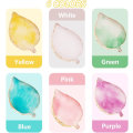 Miniatyrbillede 2 af 5: Bladformet Resin Neglekunst Palet Gel Polish Farveblanding Palet Negletegning Maleplade Display Stativ DIY Manicure Værktøj til Maling, Placering