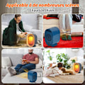 Miniatyrbilde 5 av 5: Actoint varme, keramisk blåsende mini radiator, 800/1200 W elektrisk radiator, overoppheting og anti-tank beskyttelse, 2 varmemoduser, bad, hjem o