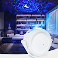 Miniatyrbillede 4 af 5: Stjernehimmel Projektorlampe Tre-i-én Stjernehimmel Vandmønster Måne Atmosfære Nattelys USB Genopladelig Stjernehimmel Lampe