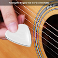 Miniatyrbild 2 av 5: Silver - 5 högkvalitativa plektrum i metall för akustisk, bas eller elgitarr.