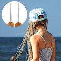Miniatyrbild 3 av 5: Set med 9 böjda krokar med krok i Loquet för dreadlocks, virknål
