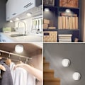 Miniatyrbilde 4 av 5: Skaplys LED med fjernkontroll, lys skapbelysning