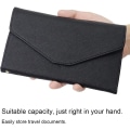 Miniatyrbillede 5 af 5: Multifunktionel tredelt rejsepas-holder (sort), RFID-aflytning rejsepas-holder, dokumentmanager pas-etui, brugt til pa