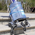 Miniatyrbillede 4 af 5: 1 par robuste rullehjul robuste hjul pålidelig trolley med robust bagage bagagevogn hjul caddie fire hjul kuffert-trappe