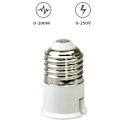 Miniatyrbilde 4 av 5: E27 til B22 Adapter for LED-pærer og halogenpærer, E27-sokkelkonverter, maksimal effekt 200W, 0~250V, 120 graders varmebestandig, 5-pakning