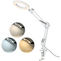 Miniatyrbilde 5 av 5: Fleksibel bordlampe med klype og svingarm med variabel intensitet, 3 fargemoduser og 10 lysstyrkenivåer, for lesing, arbeid, studier