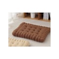 Miniatyrbillede 3 af 5: (Brun) 1 stk. bedårende pude imitation rektangel cookie pude til sæde, gulv, bar, lvory spillerum