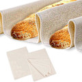 Miniatyrbillede 1 af 5: 2 stk. linnedbrødklæde 36*45cm, sundt og harmløst bomuldsbrødklæde, non-stick brødklæde til bagning af baguette, dejfermentering