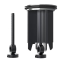 Miniatyrbillede 4 af 5: Sort Universal Vask Prop 40mm, 2 stk. Vask Prop til Alle Standard Vaske og Bideter (Højde er Justerbar Mellem 6,6cm og 8,6cm)
