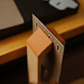 Miniatyrbillede 5 af 5: Læder Fastholdelsesklemme Træ Læder Fastholdelsesklemme DIY Håndværk Læder Syværktøj