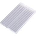 Miniatyrbillede 1 af 4: Hjertependulchip i form af et aluminiumsgitter til LED-effekttransistor IC 100 x 60 mm