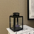 Miniatyrbild 3 av 4: Lyktor för ljus trädgårdslyktor, 4 rum upphängda små lyktor för plugghållare, svart ljuslykta för utomhusevenemang