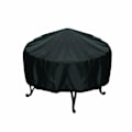 Miniatyrbillede 1 af 3: Rund Ildstedsdækning - Vandafvisende - Med Snørebund - Justerbar Spænde - UV-Beskyttelse - Støvbestandig - Til Grill - 142*68cm, Sort