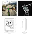 Miniatyrbillede 4 af 5: Cykelcomputer cykelodometer trådløs vandtæt