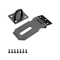 Pikkukuva 1 / 5: 7,6 cm Loquets ja Targette Oven Lukko Cadenas Moraillon Kirkas Porte Loquet oven ruuveilla, huonekalut, kaappi, laatikko, lipasto ja puutarha, musta f