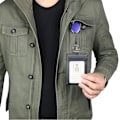 Pikkukuva 5 / 5: Retractable Badge Reels, 3 kpl rullapidikettä, pidennettävä avaimenperä, avaimennauha, vyöklipsi avaimenperälle, ID-kortinpidikkeelle (vaaleanpunainen, violetti, tummansininen)