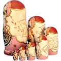 Miniatyrbillede 3 af 5: Nesting Dolls Brand, 7 stykker, Matryoshkas russiske dukker serie 7 stykker malet træ russisk dukke? Håndlavet, gaver, legetøj