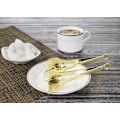 Miniatyrbilde 4 av 4: Sett med 5 mini-appetittang 6\" gullbelagt rustfritt stål