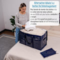 Pikkukuva 2 / 5: Pakkaus 1 ylimääräisen suuri muuttolaukku, vetoketjullinen suljin, raskas varastointilaukku, pahvinen varastointivaihtoehto, vaatesäilytyslaukku, matkalaukut, etikettipussi