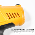 Miniatyrbillede 3 af 4: 500W Høj Effekt Automatisk Sprøjtepistol Højtryks Elektrisk Malingspistol Husholdning Atomisering Bærbar Væg Spray Maling (Gul)