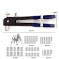 Miniatyrbild 2 av 5: 86 st Mutterdragare Nitpistol Gänginsats Nitverktyg Professionell Nitverktyg M3 M4 M5 M6 M8 Pop Nitpistol Kit Nitverktyg