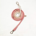 Miniatyrbilde 2 av 3: Dobbelt-ended multifunksjonell crossbody hundebånd gradient håndvevd kjæledyr bånd
