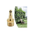 Miniatyrbillede 3 af 5: (50 × 23 × 23) M22 adapter til højtryksrenser i massiv messing og K-serie udgangstilslutning til Karcher, Nilfisk