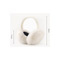 Miniatyrbillede 2 af 5: Lever Looking Ears Cache ， Mignon Dame Orear Dame Cache Pleble Ører Hot Hot Hot Ører Hache Unisex Facal Stof Til Vintergave