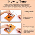 Miniatyrbillede 2 af 5: Kalimba Tommelfingerklaver 17 Tangenter Tommelfingerklaver, Tommelfingerklaver Kalimba Instrument Bærbart Fingerklaver Til Børn Voksne Begyndere, Ideel Fødselsdagsgave, Val