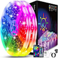 Miniatyrbilde 1 av 5: LED 30m lyslist (15mx2), Bluetooth-rom, LED-bånd kontrollert av TEO
