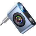 Miniatyrbilde 1 av 5: 2023 Jack 3.5 Bluetooth-adapter, Bluetooth-mottaker for bil med håndfri samtale LED-skjerm Aux Bluetooth 5.3 Bil Jack for hjemmstereo/høyttaler/kablede hodetelefoner