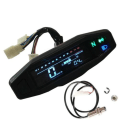 Miniatyrbilde 1 av 5: Universal motorsykkel digitalt turteller LCD-skjerm forgasser digitalt speedometer odometer med sensor