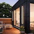 Miniatyrbilde 2 av 5: Utendørs vanntett LED LED IP54 Utendørs Vegglamper Utendørs Vegg Hvit Varm Vegg Metall Lys Og Akryl Hagebelysning For Terrasse Gård Veranda, Svart