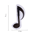 Miniatyrbillede 2 af 5: 10 STK Musik Symboler Binder Clips, Nodeark Papirclips, til Ark Papir, Dokumenter, Noter Fotos - Kontorartikler, Diskantnøgle og Ottendedelsnode, 5