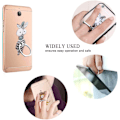Miniatyrbilde 2 av 5: 4 stk. telefon Baguupport, metallringholder 360º rotasjon ringgrep for mobil smarttelefonholder, tabletholder, bilholder