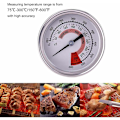 Miniatyrbilde 2 av 5: 1 stk. steketermometer i rustfritt stål, matlagingstermometer og kjøkken, pizzaovnstermometer, grilltermometer for BBQ, grill, pizzaovner, me