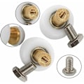 Miniatyrbilde 4 av 5: Skyvedørsrulle, 4 stk dusjruller, rullehjul for skyvedør dusjdør erstatningshjul (20mm)
