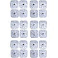Miniatyrbild 1 av 2: Elektrodplattor med snap för TENS EMS-maskiner 5 x 5 cm, 24-pack (kvadratiska)