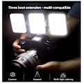 Pikkukuva 3 / 5: T64RGB Taskulamppu LED Mini LAMP RVB Valo Valokuvausvalo 2500k-9000k ± 200k CRIS värilämpötila, 65 helmeä 3 suurta tukea