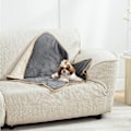 Miniatyrbilde 2 av 3: Vanntette trekk for små hunder - Vaskbart lite kattetrekk for beskyttelse av sofaen, Sherpa polar trekk for valp, beskyttelse av reversibel l