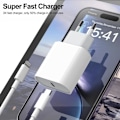 Miniatyrbilde 4 av 5: USB C Lader, 20W Hurtigladeplugg, Egnet for iPhone 16/16 Pro/16 Pro Max/16 Plus/15/14/13/12/11/SE 2020/X/XS, Pad Pro, Airpods, Galaxy, Pixel,
