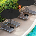 Miniatyrbillede 4 af 5: Reserveovertræk til parasol (sort) 6 ribben - 2 M - Vandtæt - Anti-ultraviolet - Reservebetræk