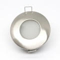 Miniatyrbilde 4 av 5: Sett med 1 rammer for innebygde spotter, skall av børstet rustfritt stål, d for baderom stue kjøkken soverom (inneholder ikke lampe)