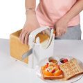 Miniatyrbillede 2 af 5: Brødskærer, Brødskærere til Hjemmelavet Brød, Justerbar Sandwich Maker Loaf Cutter Maskine Foldbar Toast Slicer Håndholdt Brødskærer med Skæring